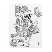 Magnet Flexible Feux de circulation dans un supermarché (Vertical)