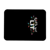 Magnet Flexible Feux de Noël Obtenons Lit Cadeau Classique (Horizontal)