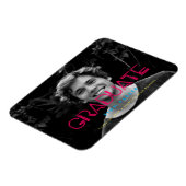 Magnet Flexible Feux néons rétro 80s Diplôme photo (Côté Gauche)