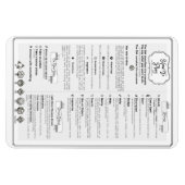 Magnet Flexible Fiche technique du lecteur de la 5e édition du Mdn (Horizontal)