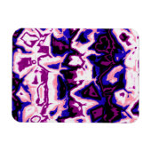 Magnet Flexible Fidèle à la mode Boho Rétro Marbré Rayures Fierté (Horizontal)