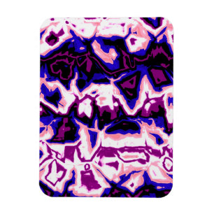 Magnet Flexible Fidèle à la mode Boho Rétro Marbré Rayures Fierté 