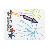 Magnet Flexible Fier Américain - (Horizontal)