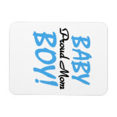 Magnet Flexible Fier Maman Bébé Garçon Cadeaux (Horizontal)