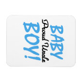Magnet Flexible Fier Oncle Baby Boy Cadeaux (Horizontal)