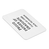 Magnet Flexible Fier père de la classe de diplômés de 20XX ajouter (Côté Droit)
