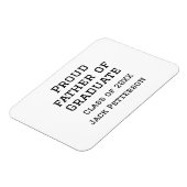 Magnet Flexible Fier père de la classe de diplômés de 20XX ajouter (Côté Gauche)