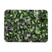 Magnet Flexible Fier trippy grunge funky abstrait agender Pride (Horizontal)