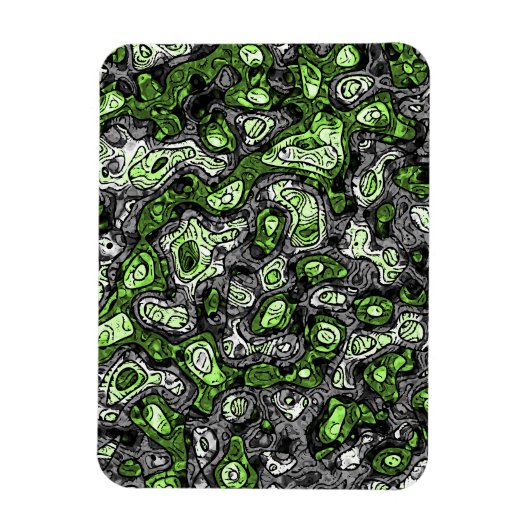 Magnet Flexible Fier trippy grunge funky abstrait agender Pride (Vertical)