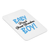Magnet Flexible Fière Grand Grand Grand Mamie Bébé Cadeaux Garçon (Côté Droit)