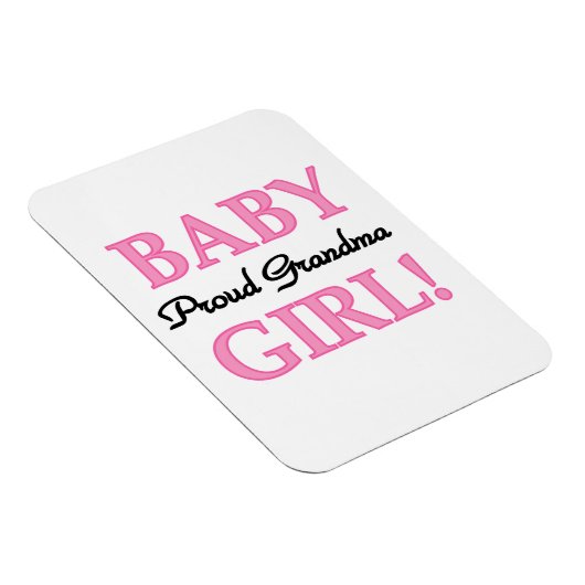 Magnet Flexible Fière grand-mère Baby Girl Cadfts (Côté Droit)