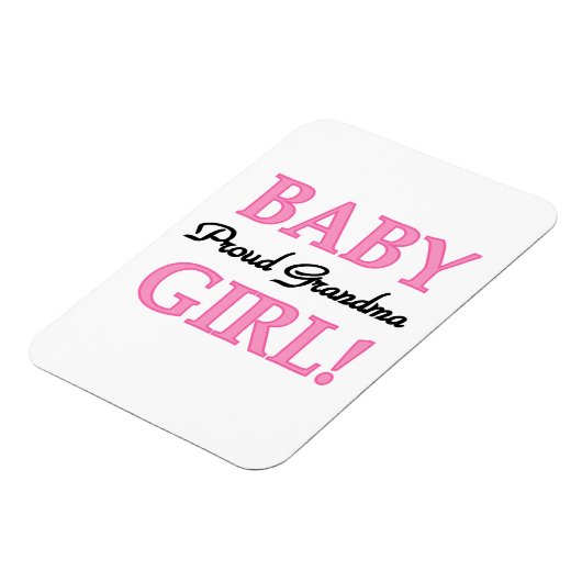 Magnet Flexible Fière grand-mère Baby Girl Cadfts (Côté Gauche)