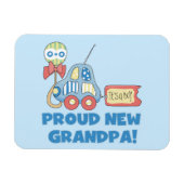 Magnet Flexible Fière nouvelle voiture grand-père C'est un cadeau (Horizontal)