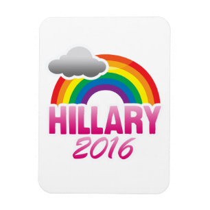 MAGNET FLEXIBLE FIERTÉ DE HILLARY CLINTON 2016 - .PNG