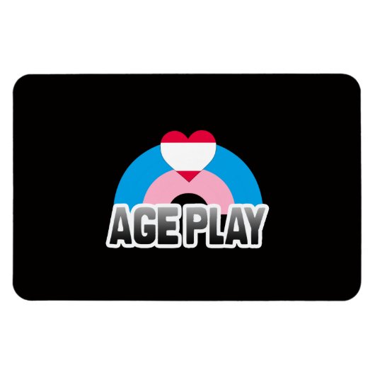 Magnet Flexible Fierté de jeu d'âge (Horizontal)