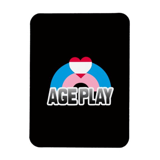 Magnet Flexible Fierté de jeu d'âge (Vertical)