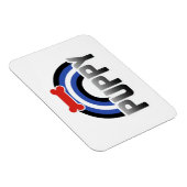 Magnet Flexible Fierté de jeu de chiot (Côté Droit)