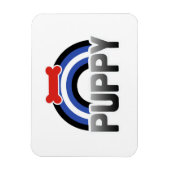 Magnet Flexible Fierté de jeu de chiot (Vertical)