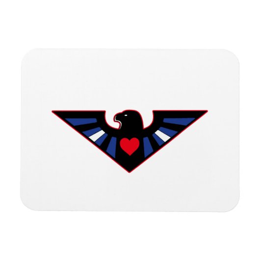 Magnet Flexible Fierté de l'aigle en cuir (Horizontal)