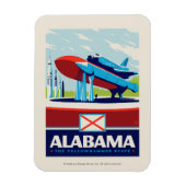 Magnet Flexible Fierté de l'État | Alabama (Vertical)