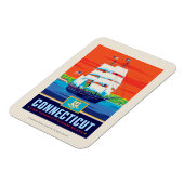 Magnet Flexible Fierté de l'État | Connecticut (Côté Gauche)