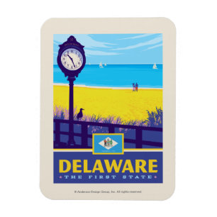Magnet Flexible Fierté de l'État   Delaware