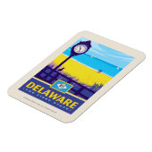 Magnet Flexible Fierté de l'État | Delaware (Côté Gauche)