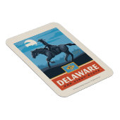 Magnet Flexible Fierté de l'État | Delaware 2 (Côté Droit)