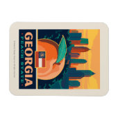 Magnet Flexible Fierté de l'État | Géorgie (Horizontal)
