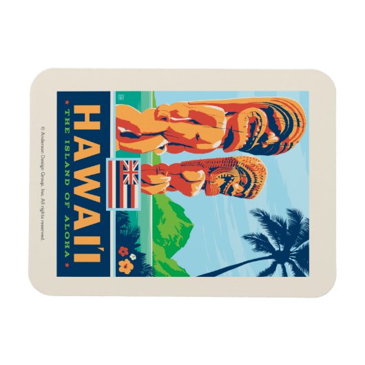 Magnet Flexible Fierté de l'État | Hawaii (Horizontal)