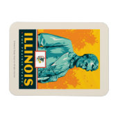 Magnet Flexible Fierté de l'État | Illinois (Horizontal)