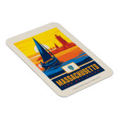 Magnet Flexible Fierté de l'État | Massachusetts (Côté Droit)