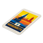 Magnet Flexible Fierté de l'État | Massachusetts (Côté Gauche)