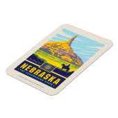 Magnet Flexible Fierté de l'État | Nebraska (Côté Gauche)