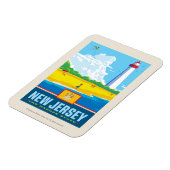 Magnet Flexible Fierté de l'État | New Jersey (Côté Gauche)