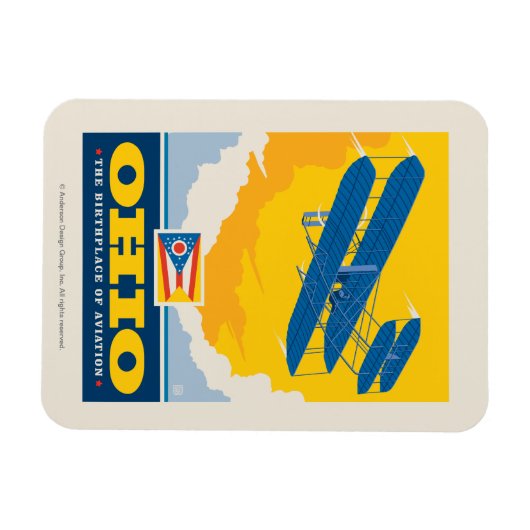 Magnet Flexible Fierté de l'État | Ohio (Horizontal)