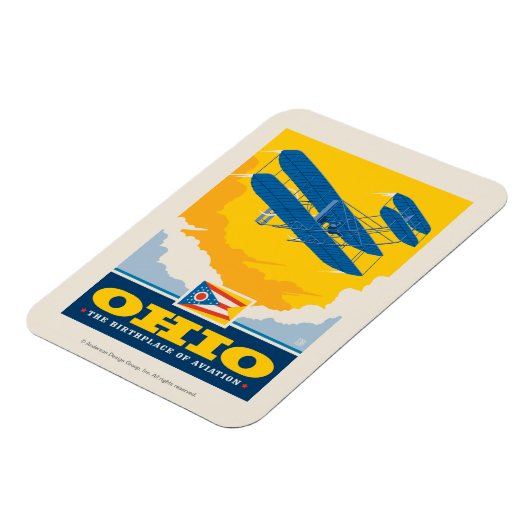 Magnet Flexible Fierté de l'État | Ohio (Côté Gauche)