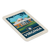 Magnet Flexible Fierté de l'État | Virginie (Côté Droit)