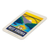 Magnet Flexible Fierté de l'État | Virginie occidentale (Côté Gauche)