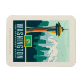 Magnet Flexible Fierté de l'État | Washington (Horizontal)