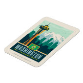 Magnet Flexible Fierté de l'État | Washington (Côté Gauche)