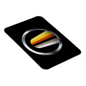 Magnet Flexible Fierté des Cheveux Longs (Côté Droit)