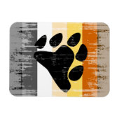 Magnet Flexible Fierté d'ours vintage (Horizontal)