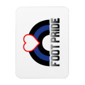 Magnet Flexible Fierté du pied (Vertical)