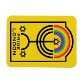 Magnet Flexible Fierté juive LGBTQ (Horizontal)