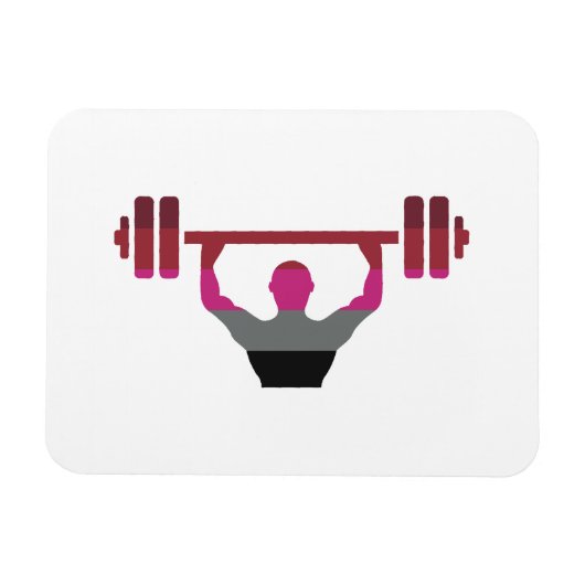 Magnet Flexible Fierté musculaire (Horizontal)