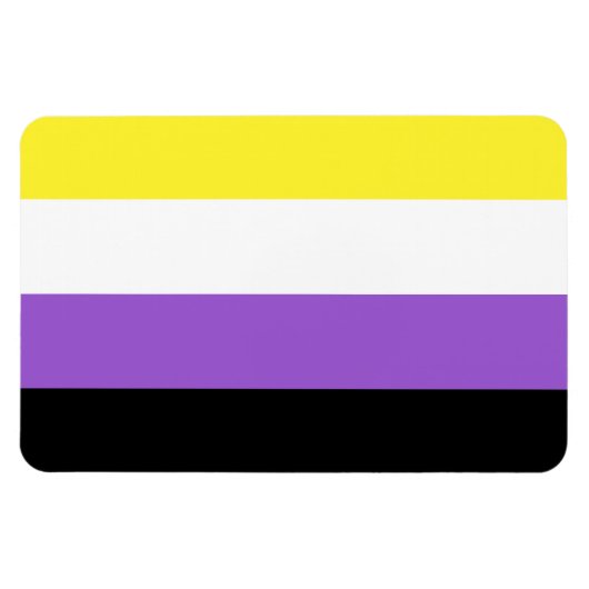 Magnet Flexible Fierté non binaire (Horizontal)