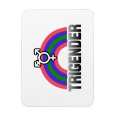 Magnet Flexible Fierté trigender (Vertical)