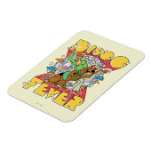 Magnet Flexible Fièvre de Disco avec Scooby et Shaggy (Côté Gauche)