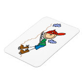 Magnet Flexible Figure Bâton Escalade Rocailleuse (Côté Gauche)